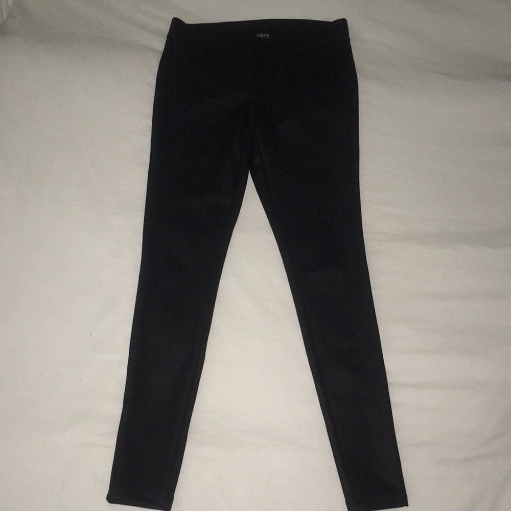 Faux latex leggings